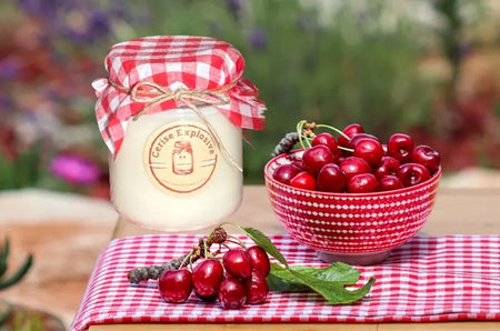 Bougie Cerise Explosive 150g PIQUE-NIQUE