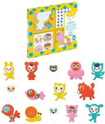 Coffret Gommettes Animaux Djeco pour enfants