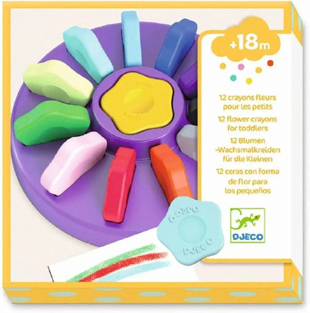 Crayons Ergonomiques en Forme de Fleur