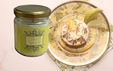 Bougie Citron meringué 150g