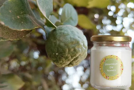 Bougie Douceur de Nancy 150g, bougie artisanale a la bergamote