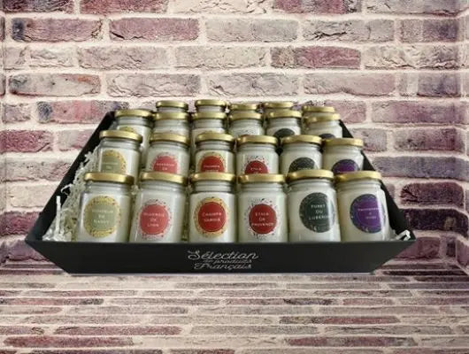 Bougie artisanale de qualité fabriquée en France