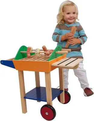 photo d'un enfant jouant avec le Barbecue
