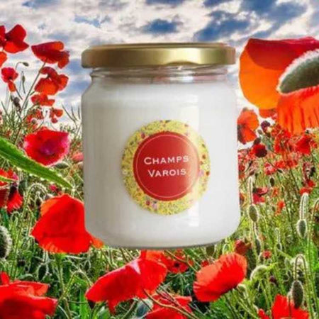 bougie made in france Champs Varois 150g