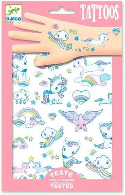 Papierdrachen 100 tatouages pour enfants particulièrement doux pour la peau - tatouages fées et trolls - comme cadeau d'anniversaire - 100% végétalien, testé & fabriqué en Allemagne - Set 21