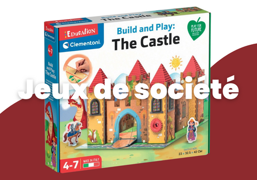 Clementoni - Construire et Jouer: Le Château Jeu Éducatif Sapientino,  Multicolore, 4-7 Ans : : Jeux et Jouets