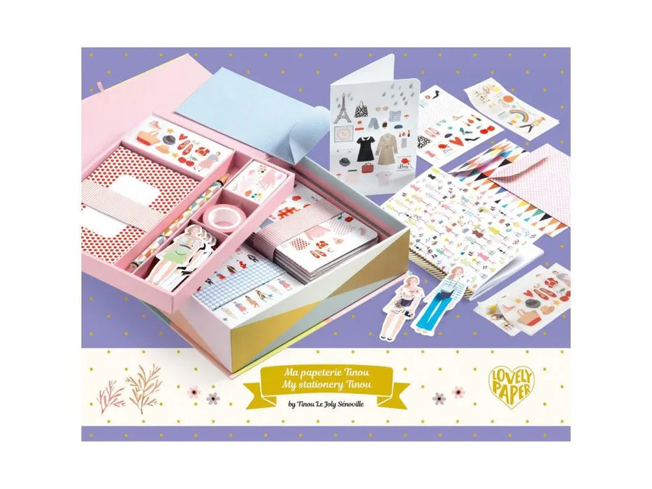 Grand coffret de papeterie Djeco Charlotte