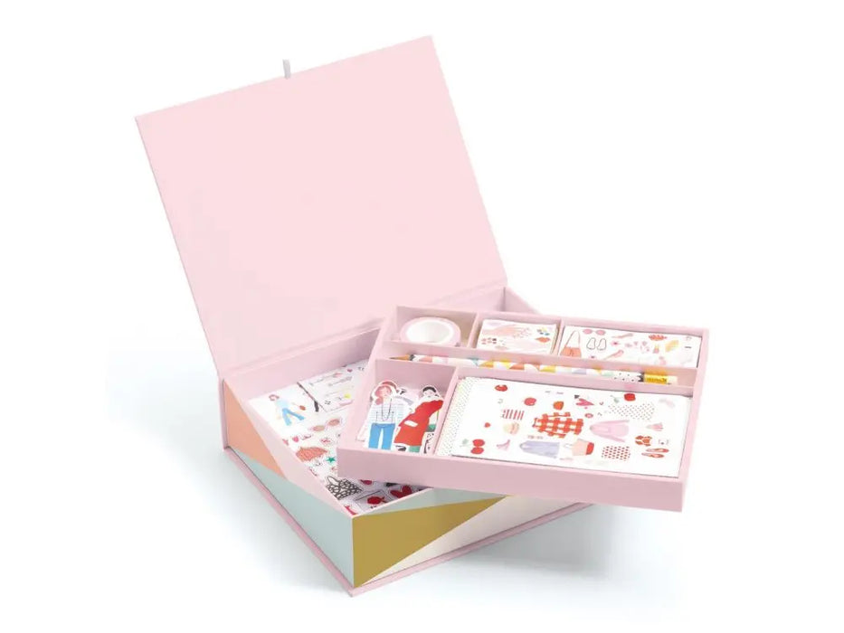 Grand coffret de papeterie Djeco Charlotte