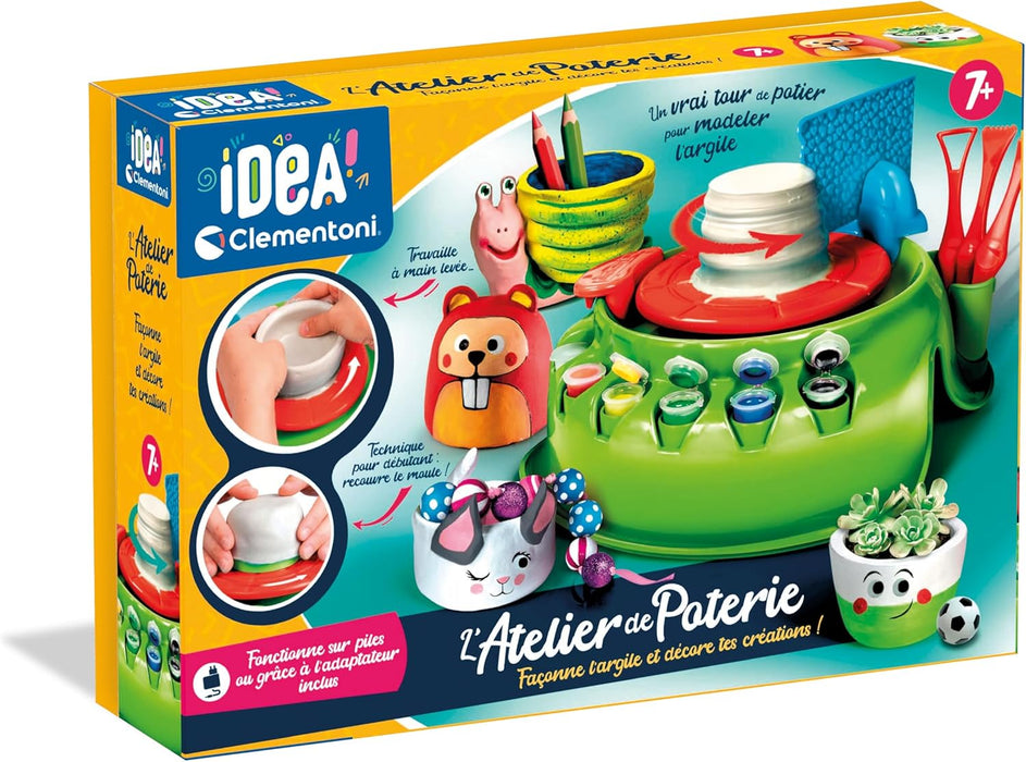 Tour de potier 2 en 1 Clémentoni