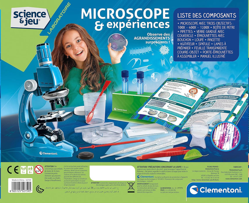 La science au microscope pour enfant CLEMENTONI