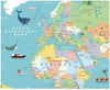 Carte du Monde magnétique Ingela P.A, carte magnetique en bois