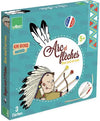 Arc démonté + 3 flèches en boîte cible