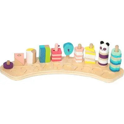 Jeu d'éveil 1-2-3... Sous la Canopée, jouet en bois Montessori