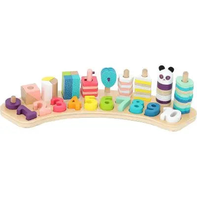 Jeu d'éveil 1-2-3... Sous la Canopée, jouet en bois Montessori