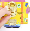 Jeu de manipulation Locktou, jouet en bois pour enfants Djeco