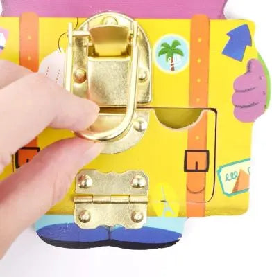 Jeu de manipulation Locktou, jouet en bois pour enfants Djeco