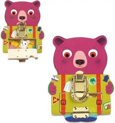 Jeu de manipulation Locktou, jouet en bois pour enfants Djeco