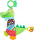 Fabric Crocodile baby toy, educational rattle for children