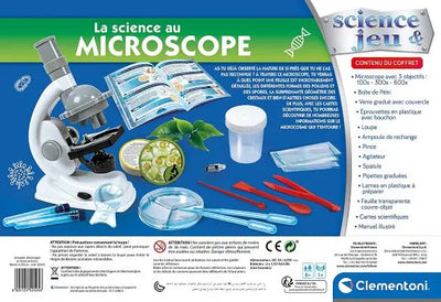 Microscope pour enfant avec son manuel illustré