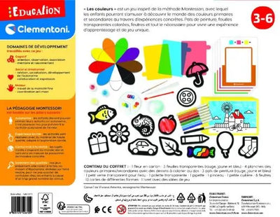 Coffret éducatif pour enfants sur les couleurs