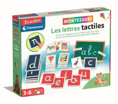 MONTESSORI - Les lettres tactiles