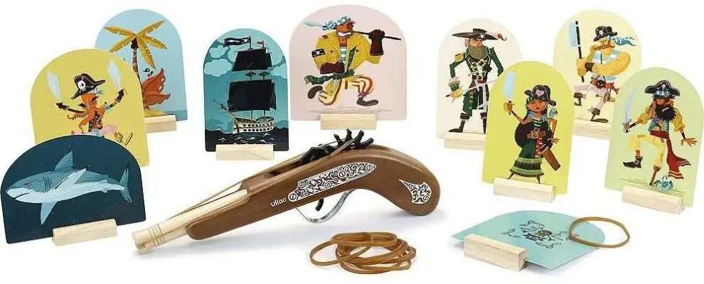 Pistolet à élastiques pirates