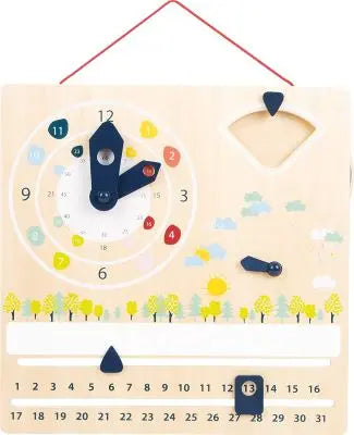 Horloge pour enfants avec affichage de l'heure et des jours de la semaine
