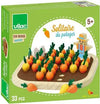 jeu de solitaire en bois du potager - jour de récolte
