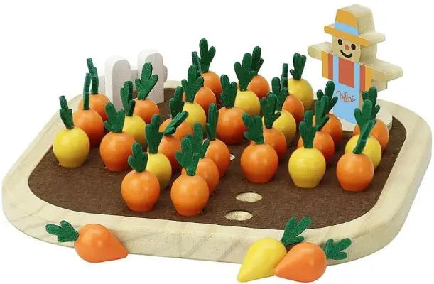 jeu de solitaire en bois du potager - jour de récolte
