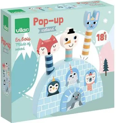 jouet pop-up iceland pour enfants Michelle Carlslund