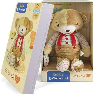 Coffret cadeau illustré avec ourson en peluche pour enfant