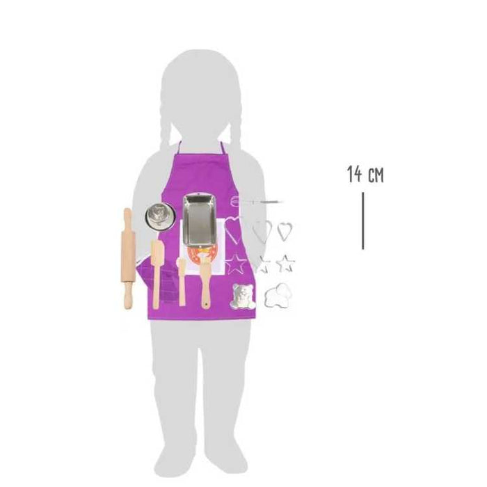set de pâtisserie pour enfant avec tablier